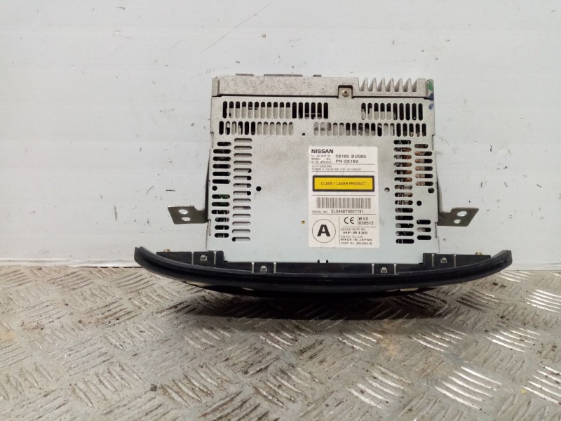 Recambio de sistema audio / radio cd para nissan almera tino (v10m) básico referencia OEM IAM 28185BU005  