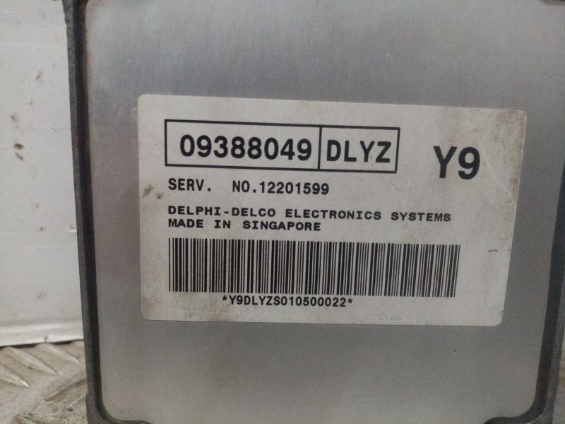 Recambio de centralita motor uce para daewoo tacuma 2.0 cat referencia OEM IAM 09388049  