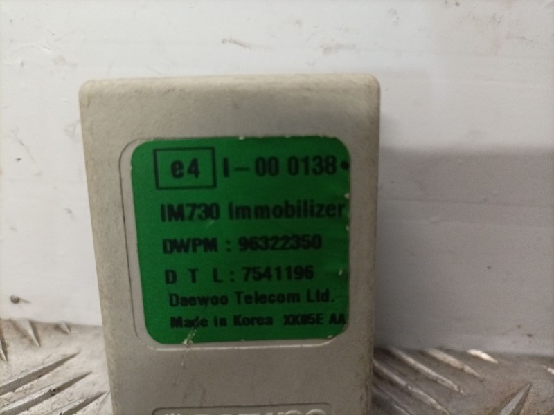 Recambio de modulo encendido para daewoo matiz (m100, m150) 0.8 referencia OEM IAM   