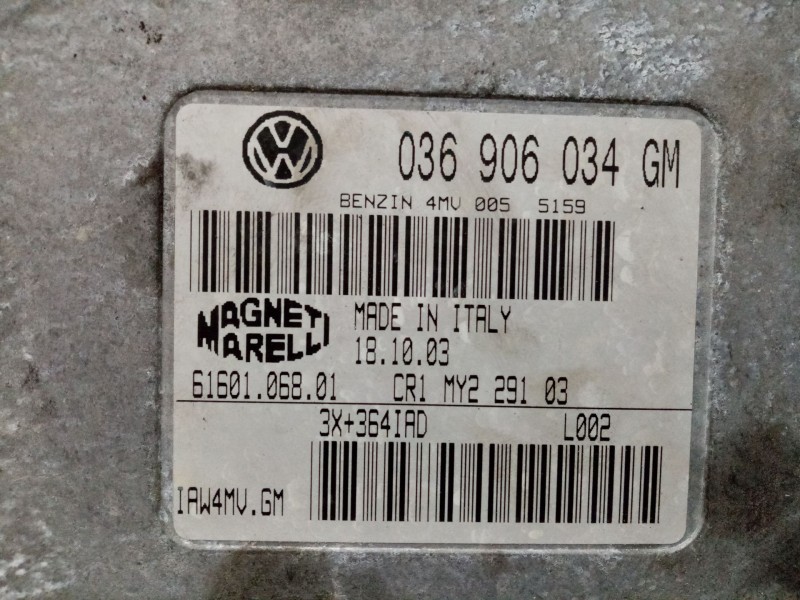 Recambio de centralita motor uce para seat ibiza (6l1) 1.4 16v referencia OEM IAM 036906034GM  