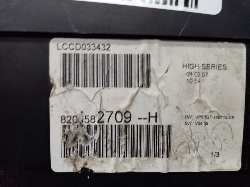 Recambio de cuadro instrumentos para renault clio iii expression referencia OEM IAM 8200582709H  