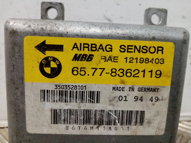 Recambio de centralita airbag para bmw serie 5 berlina (e34) 525tds referencia OEM IAM 65778362119  