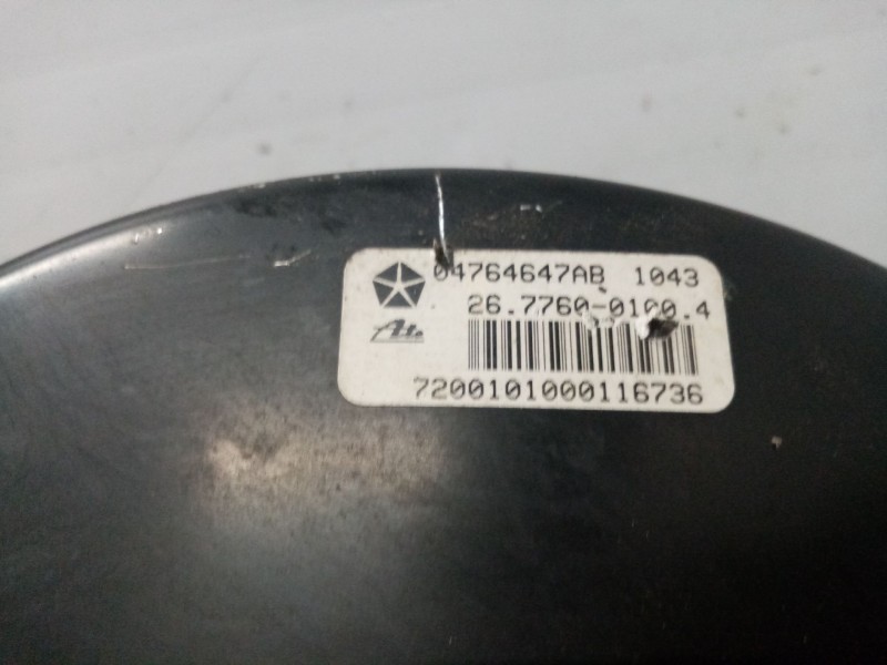 Recambio de servofreno para chrysler sebring berlina (jr41) 2.0 16v cat referencia OEM IAM 04764647AB  
