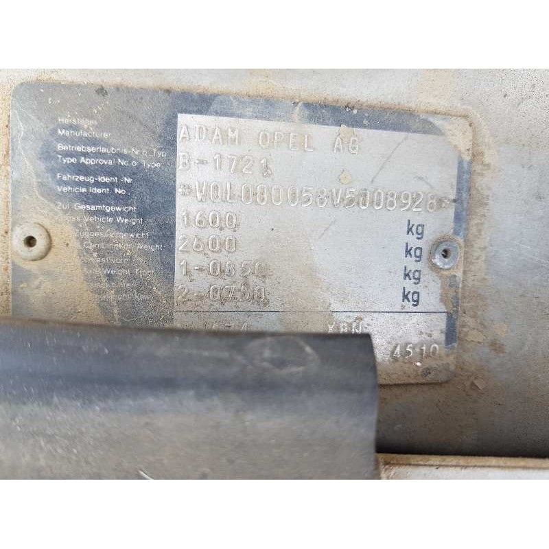 opel astra f berlina 1.7 turbodiesel (17 dt / lu8)   |   0.91 - 0.98 | 1991 - 1998 | 82 cv / 60 kw del año 1991