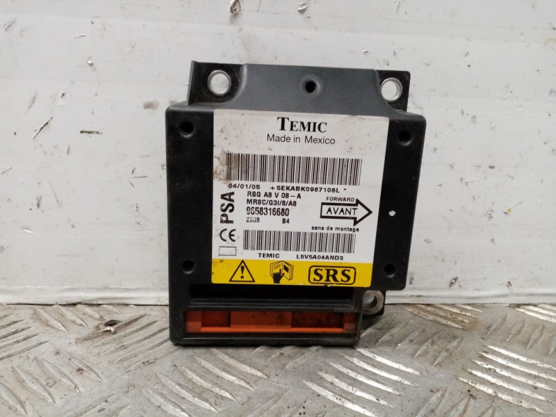Recambio de centralita airbag para citroen c3 1.4 hdi referencia OEM IAM 9658316680  
