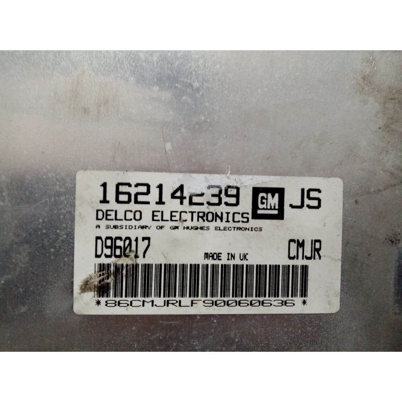 Recambio de centralita motor uce para opel tigra 1.4 16v referencia OEM IAM 16214239  