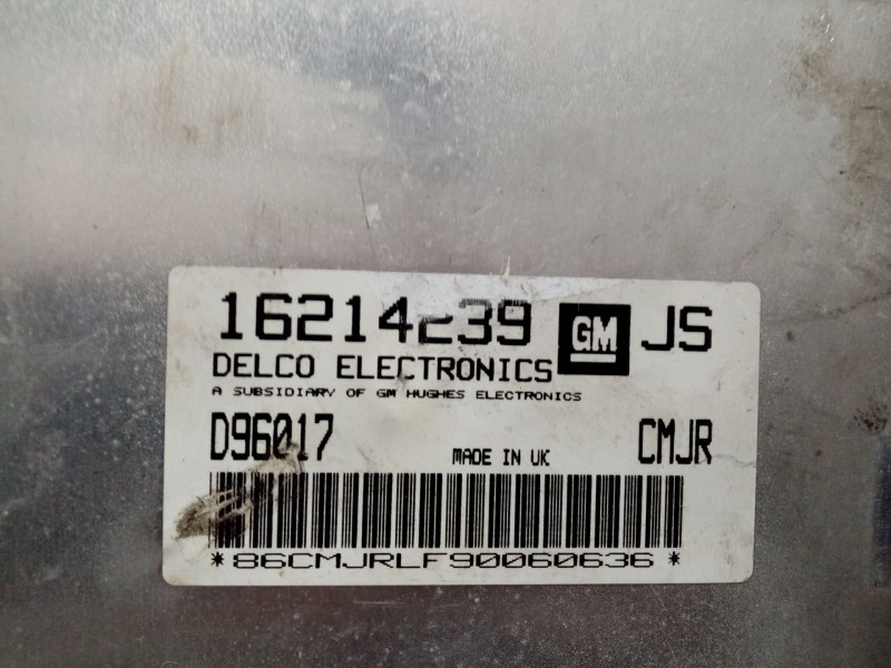 Recambio de centralita motor uce para opel tigra 1.4 16v referencia OEM IAM 16214239  