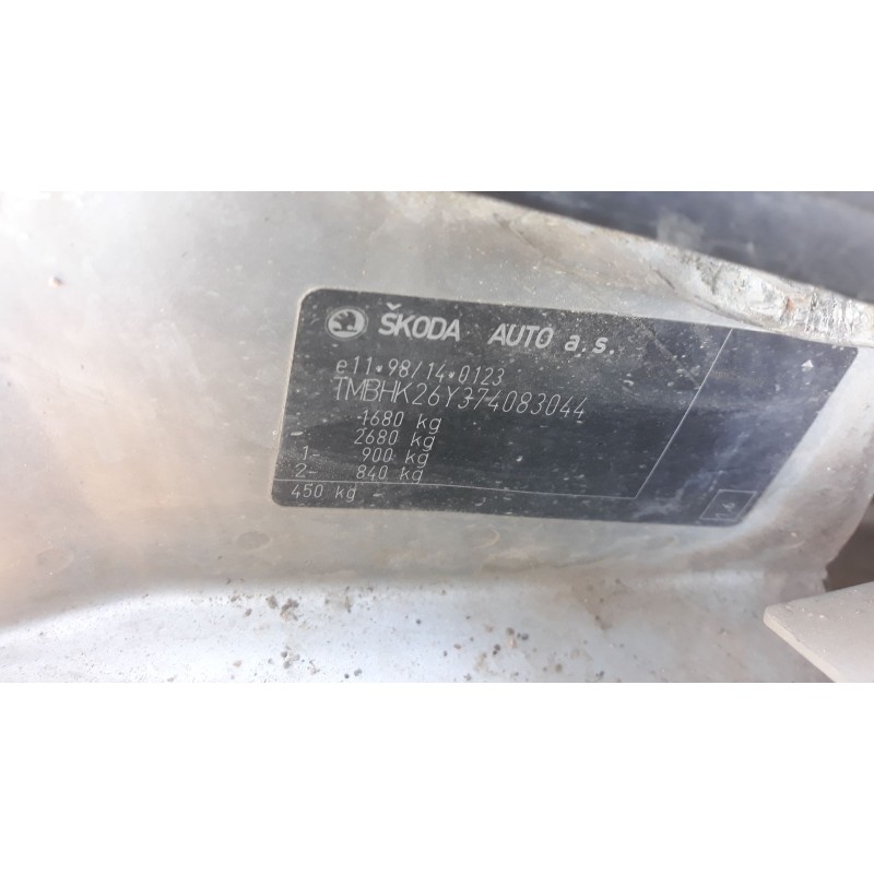 skoda fabia (6y2/6y3) del año 2000