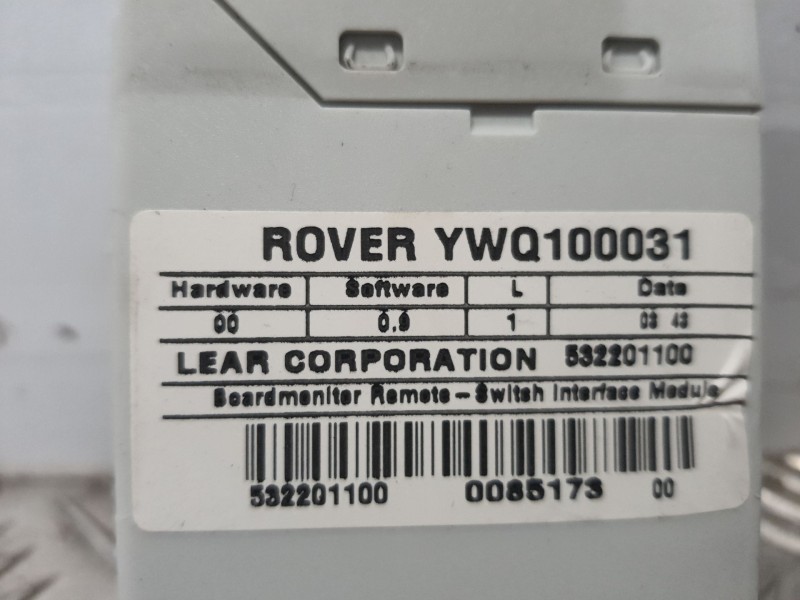 Recambio de modulo encendido para rover serie 75 (rj) referencia OEM IAM   