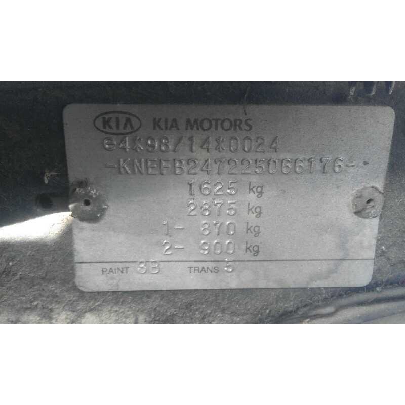 kia shuma ii 1.6 cat   |   0.00 - ... | 2000 | 102 cv / 75 kw del año 2000