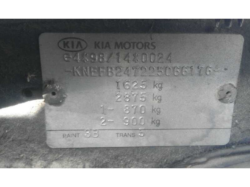 kia shuma ii 1.6 cat   |   0.00 - ... | 2000 | 102 cv / 75 kw del año 2000