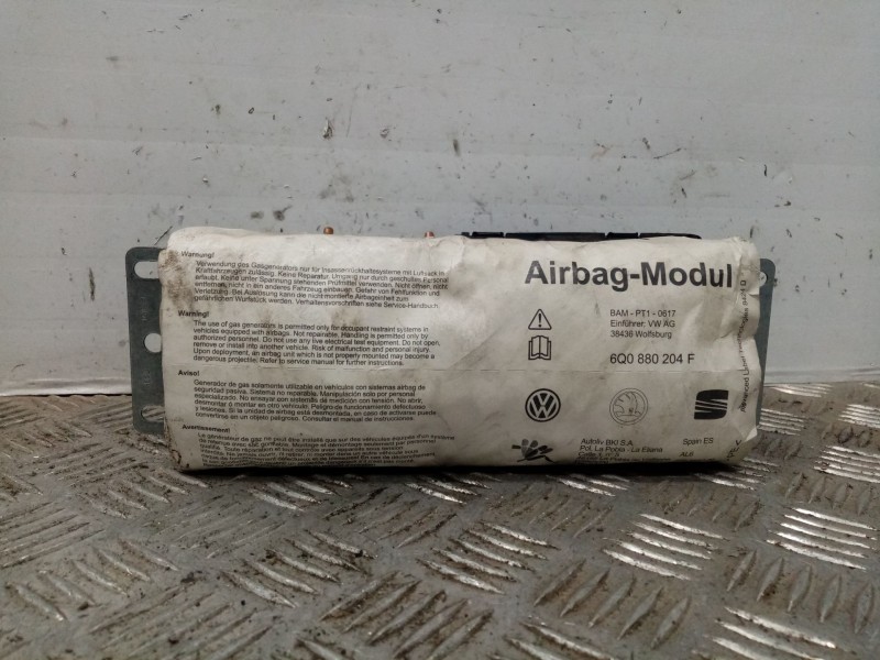 Recambio de airbag delantero derecho para seat ibiza (6l1) 1.9 tdi referencia OEM IAM 6Q0880204F  