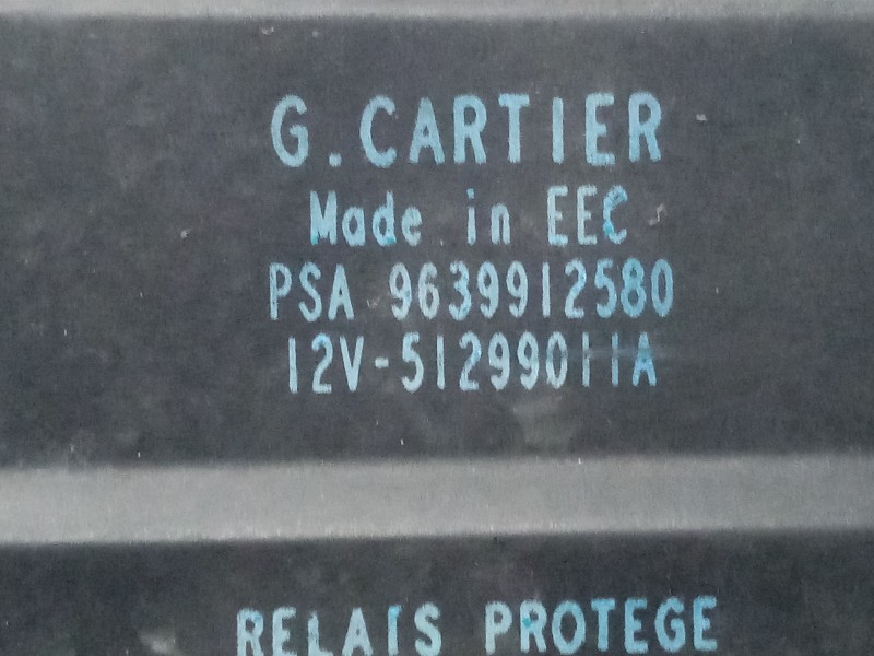 Recambio de caja precalentamiento para citroen c8 2.0 hdi fap cat referencia OEM IAM 9639912580  