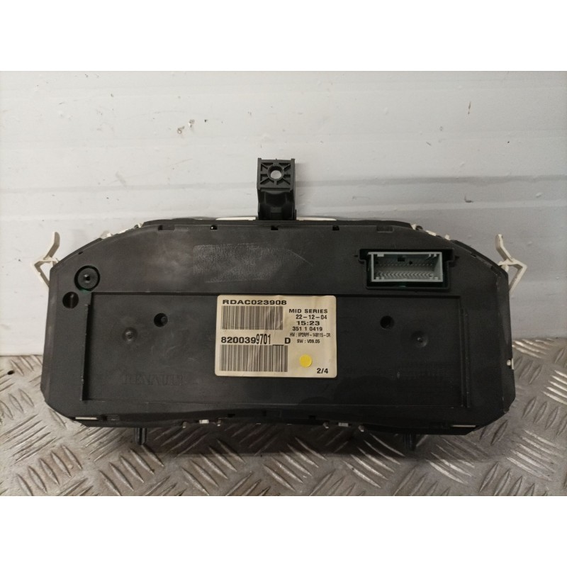 Recambio de cuadro instrumentos para renault megane ii coupe/cabrio referencia OEM IAM 8200398701   Recambio de cuadro instrumentos para renault megane ii coupe/cabrio referencia OEM IAM 8200398701