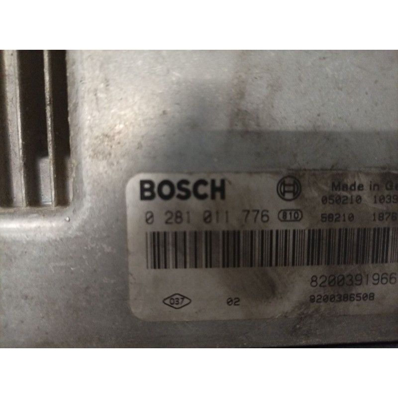Recambio de centralita motor uce para renault megane ii coupe/cabrio referencia OEM IAM 0281011776 8200391966  Recambio de centralita motor uce para renault megane ii coupe/cabrio referencia OEM IAM 0281011776 8200391966