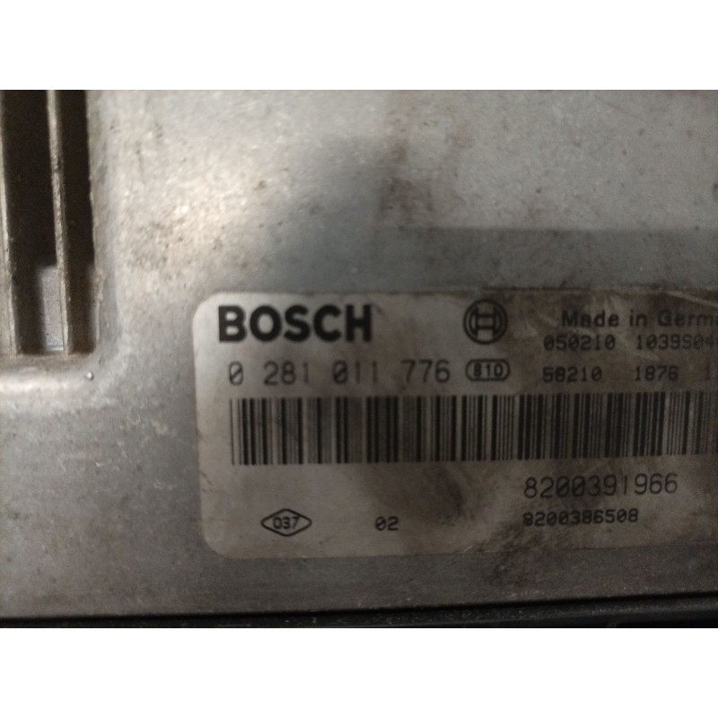 Recambio de centralita motor uce para renault megane ii coupe/cabrio referencia OEM IAM 0281011776 8200391966  Recambio de centralita motor uce para renault megane ii coupe/cabrio referencia OEM IAM 0281011776 8200391966