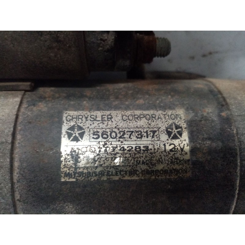 Recambio de motor de arranque para jeep cherokee (xj) 4.0 190cv erh referencia OEM IAM 56027317  