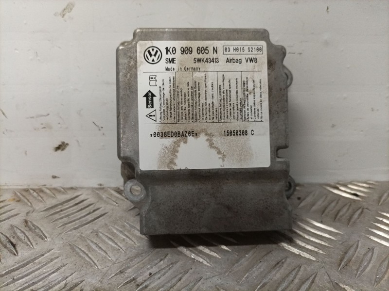 Recambio de centralita airbag para volkswagen golf v berlina (1k1) referencia OEM IAM 1K0909605N  
