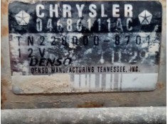 Recambio de motor de arranque para chrysler voyager (rg) 2.4 cat referencia OEM IAM TN2280008701 04686111  2