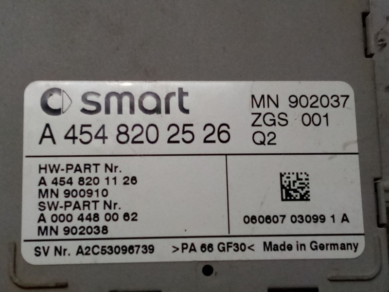 Recambio de modulo electronico para smart forfour cdi (50kw) referencia OEM IAM A4548202526  