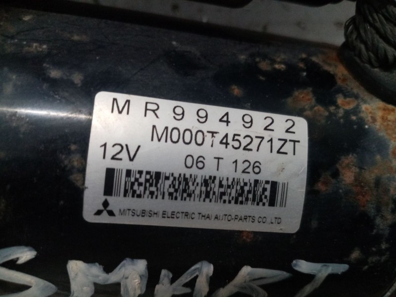 Recambio de motor de arranque para smart forfour cdi (50kw) referencia OEM IAM MR994922 M000T45271ZT 