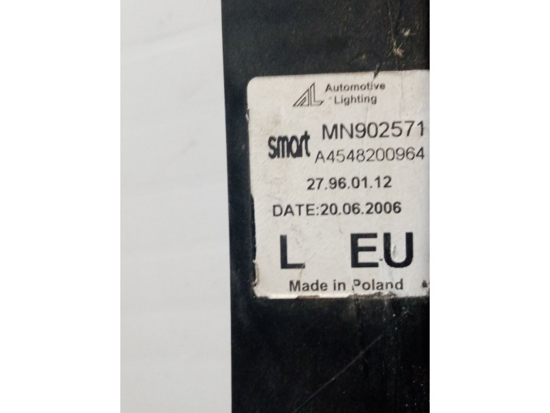 Recambio de piloto trasero izquierdo para smart forfour cdi (50kw) referencia OEM IAM 4548200964  