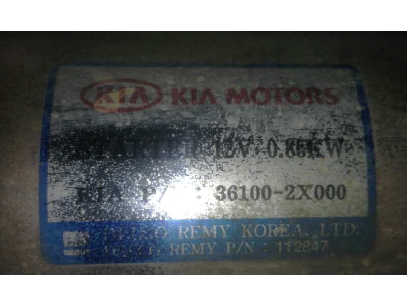 Recambio de motor arranque para kia sephia ll 1.6 cat   |   0.98 - 0.04 | 1998 - 2004 | 102 cv / 75 kw referencia OEM IAM   