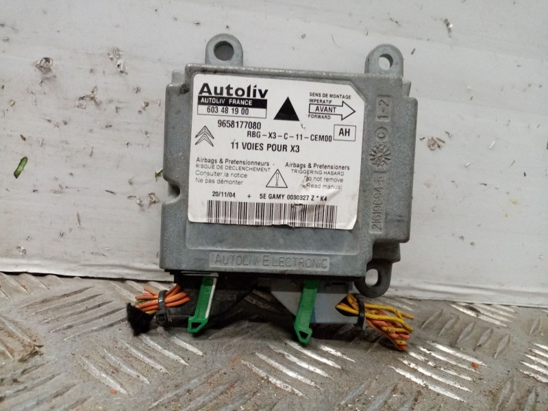 Recambio de centralita airbag para citroen c5 berlina sx (e) referencia OEM IAM 9658177080  