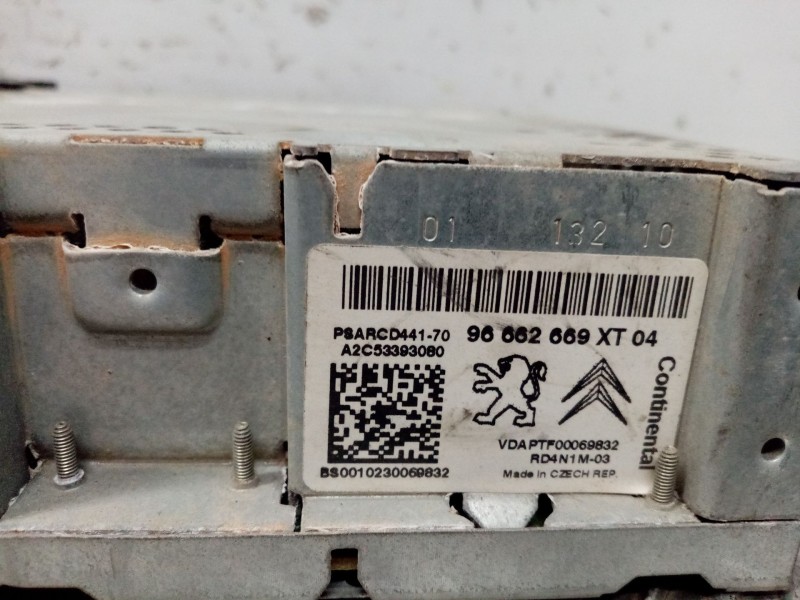 Recambio de sistema audio / radio cd para citroen c3 business referencia OEM IAM 96662669XT04 6574PX 