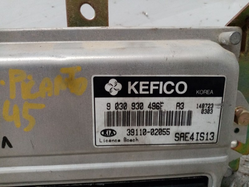 Recambio de centralita motor uce para kia picanto 1.1 cat referencia OEM IAM 3911002055 9030930496F 