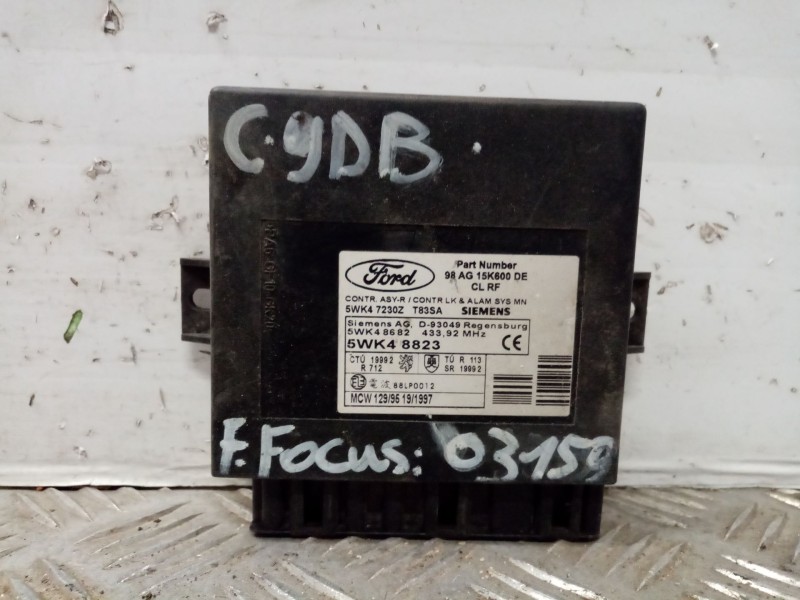 Recambio de modulo electronico para ford focus berlina (cak) ambiente referencia OEM IAM 5WK47230Z   Recambio de modulo electronico para ford focus berlina (cak) ambiente referencia OEM IAM 5WK47230Z