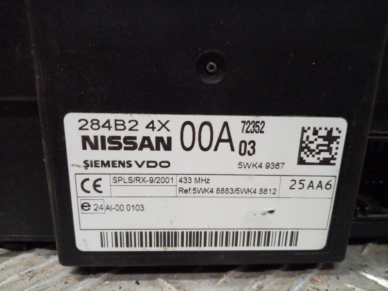 Recambio de modulo electronico para nissan pathfinder (r51) 2.5 dci diesel cat referencia OEM IAM 284B24X00A  
