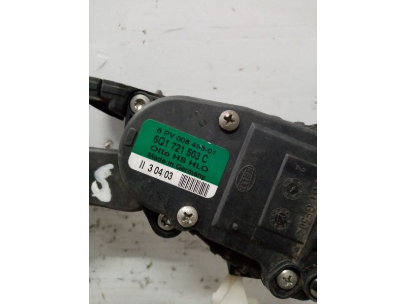 Recambio de potenciometro pedal para seat toledo (1m2) stella referencia OEM IAM 6Q1721503C  
