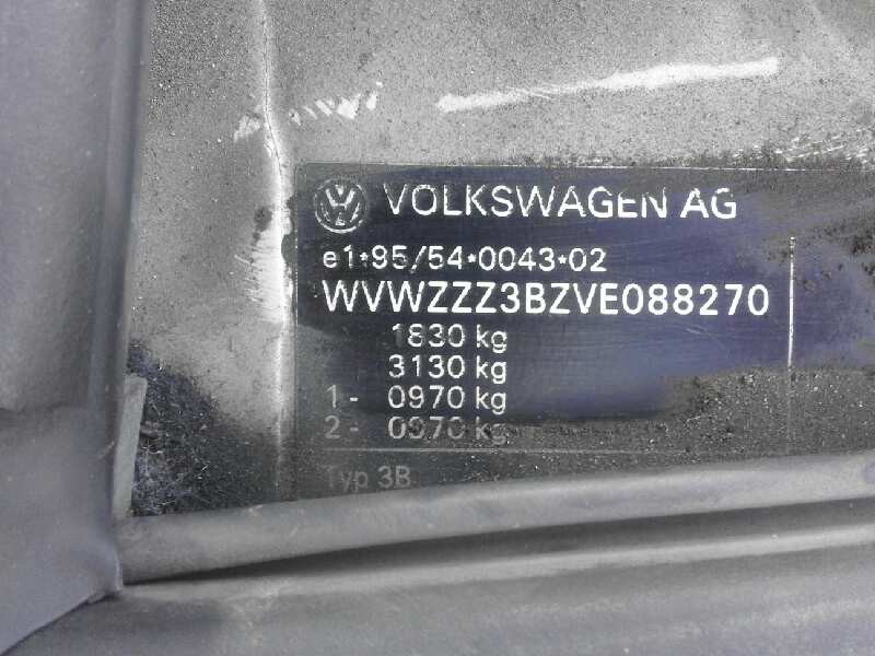 volkswagen passat berlina (3b2) comfortline   |   09.96 - 12.00 | 1996 - 2000 | 150 cv / 110 kw del año 1996