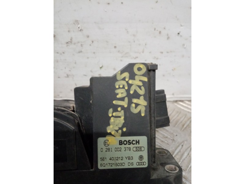 Recambio de potenciometro pedal para seat ibiza (6l1) 1.9 sdi referencia OEM IAM 0281002378  