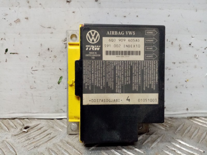 Recambio de centralita airbag para seat ibiza (6l1) 1.9 sdi referencia OEM IAM 6Q0909605AD  