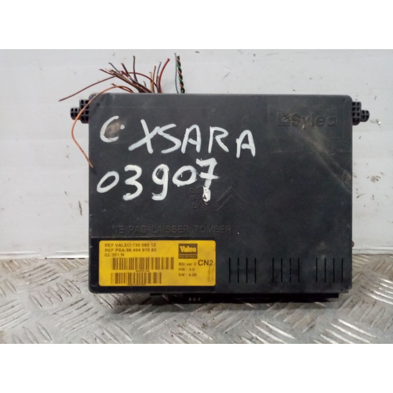 Recambio de caja reles / fusibles para citroen xsara berlina 2.0 hdi 66kw premier referencia OEM IAM 73008512 9649491080 