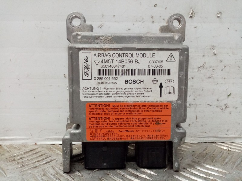 Recambio de centralita airbag para ford focus berlina (cap) ghia referencia OEM IAM 0285001552 650140847401 4M5T14B056BJ