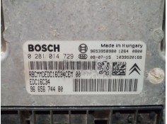 Recambio de centralita motor uce para citroen c4 picasso 1.6 16v hdi fap referencia OEM IAM 9665674480 0281014729  2