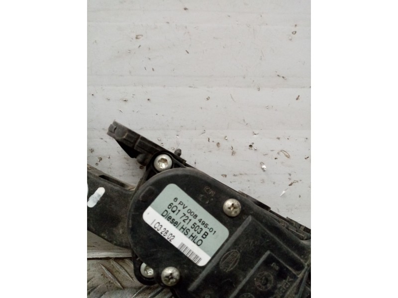 Recambio de potenciometro pedal para volkswagen polo (9n1) referencia OEM IAM 6Q1721503B  