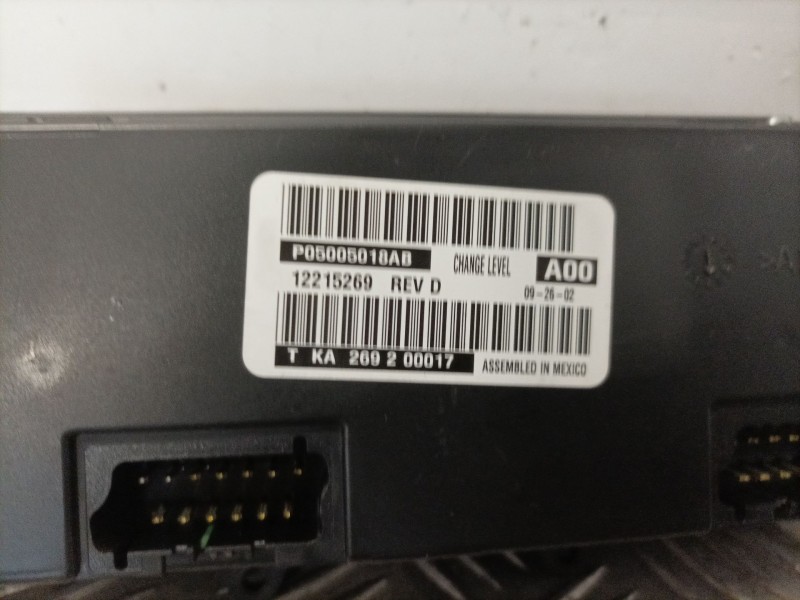 Recambio de mando climatizador para chrysler voyager (rg) referencia OEM IAM 12215269  