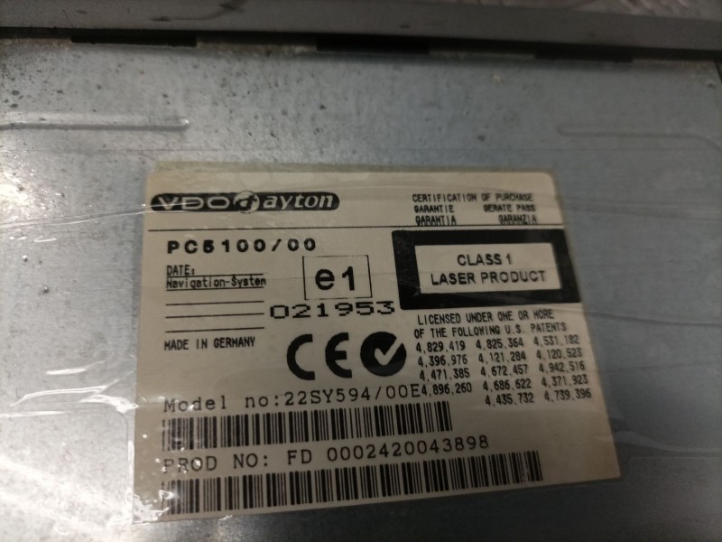 Recambio de sistema dvd para chrysler voyager (rg) referencia OEM IAM PC510000  