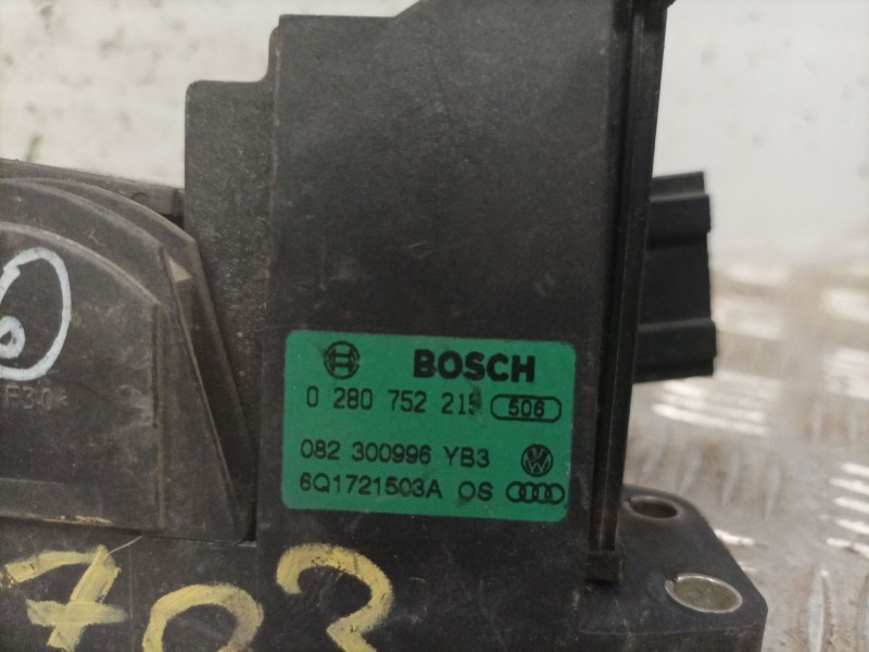 Recambio de potenciometro pedal para skoda fabia (6y2/6y3) referencia OEM IAM 6Q1721503A  