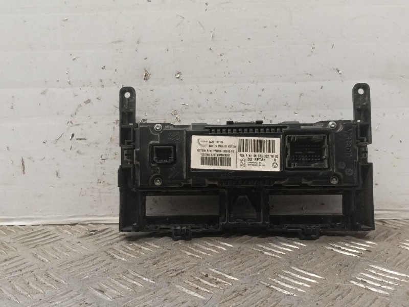 Recambio de mando climatizador para peugeot 407 st confort referencia OEM IAM 96573322YW02  
