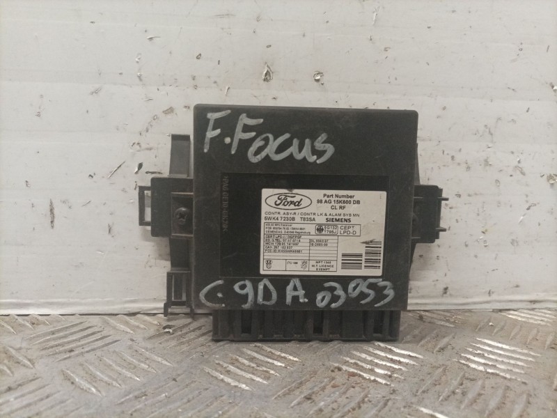 Recambio de modulo electronico para ford focus berlina (cak) ambiente referencia OEM IAM 98AG15K600DB 5WK47230B 