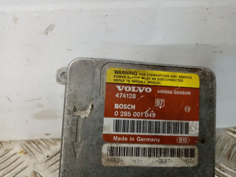 Recambio de centralita airbag para volvo 460 460 1.7 gl referencia OEM IAM 0285001049  