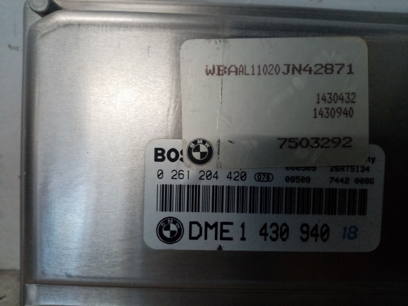 Recambio de centralita motor uce para bmw serie 3 berlina (e46) referencia OEM IAM 0261204420  