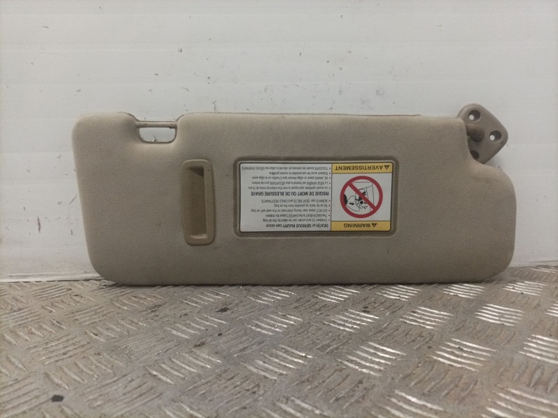 Recambio de parasol izquierdo para ssangyong kyron 200 xdi limited referencia OEM IAM 7610008114ABJ  