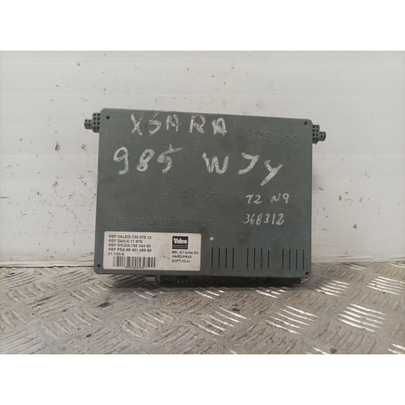 Recambio de caja reles / fusibles para citroen xsara berlina 1.9 d sx referencia OEM IAM 73007612 9645148880 BS1N7BOITED3
