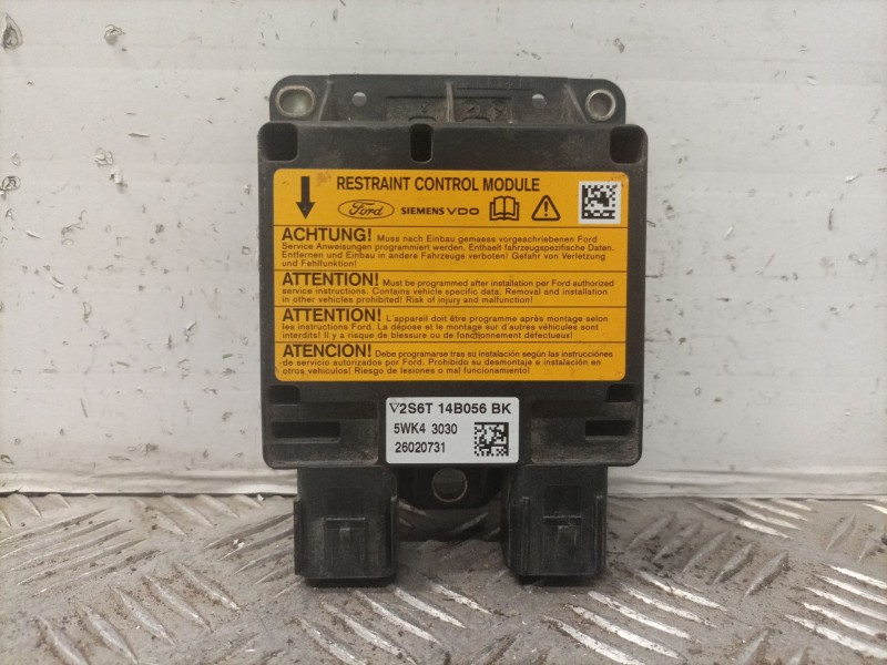 Recambio de centralita airbag para ford fiesta (cbk) ambiente referencia OEM IAM 2S6T14B056BK 5WK43030 2602731 Recambio de centralita airbag para ford fiesta (cbk) ambiente referencia OEM IAM 2S6T14B056BK 5WK43030 2602731